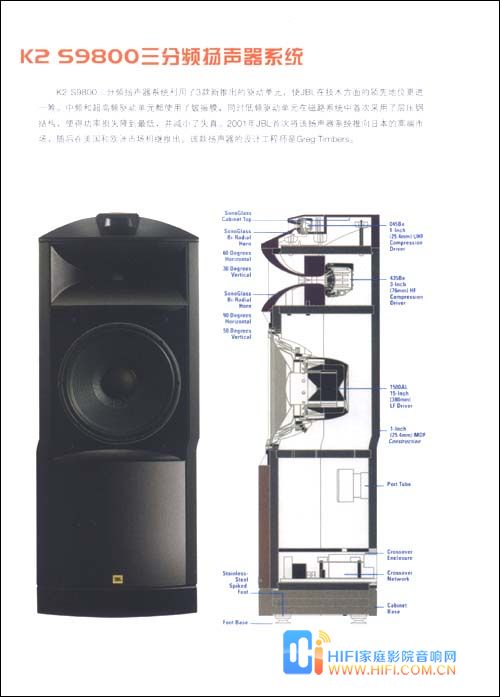 JBL K2 S9800家庭影院音響